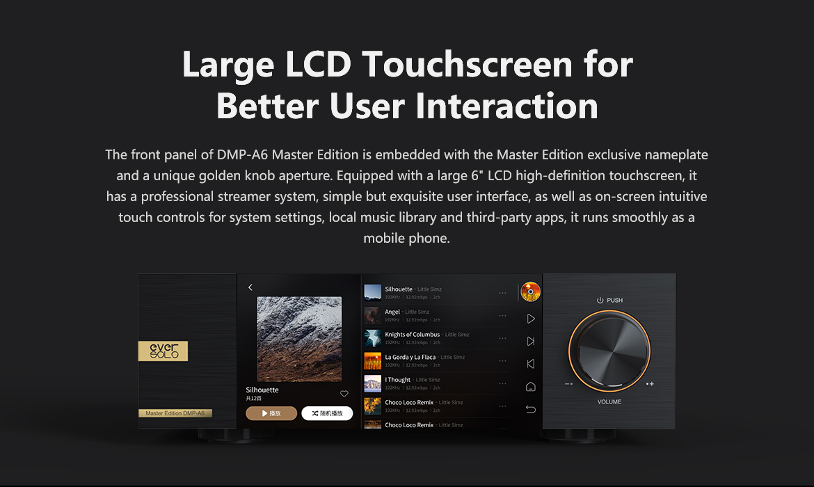 Eversolo DMP-A6 Master Edition Streaming DAC