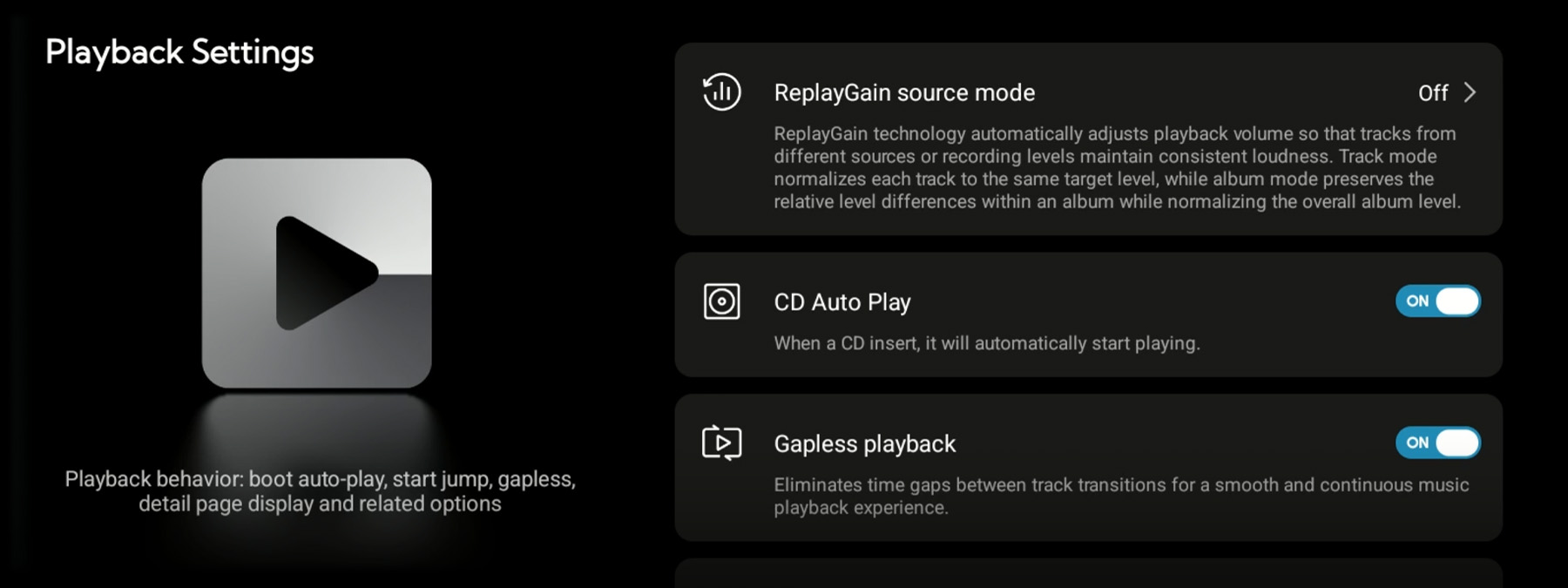 Gapless Playback
